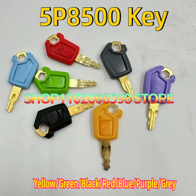 Heavy Equipment Yellow - 50PCS 5P8500 Toetsen Geel/Groen/Zwart/Rood/Blauw/Paars/Grijs voor CA