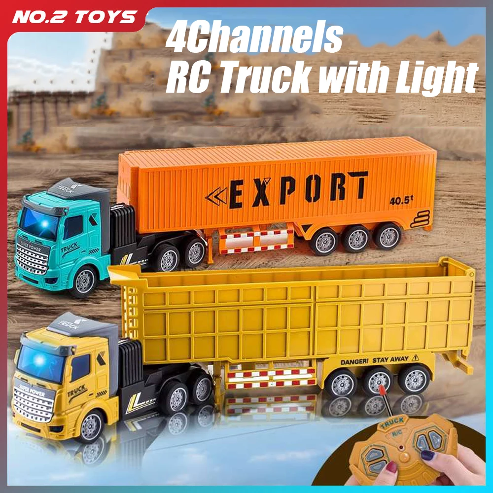 Heavy Equipment Vehicles - 1/48 RC Container Truck Speelgoed Kinderen