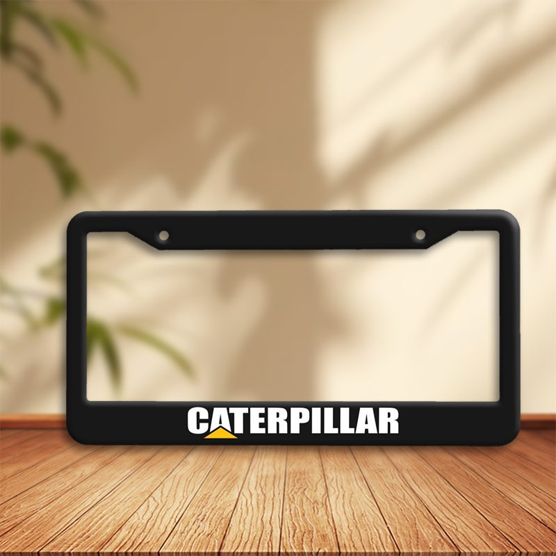 Heavy Equipment License - CATERPILLAR Auto Kentekenplaat Frame Zwaar materieel