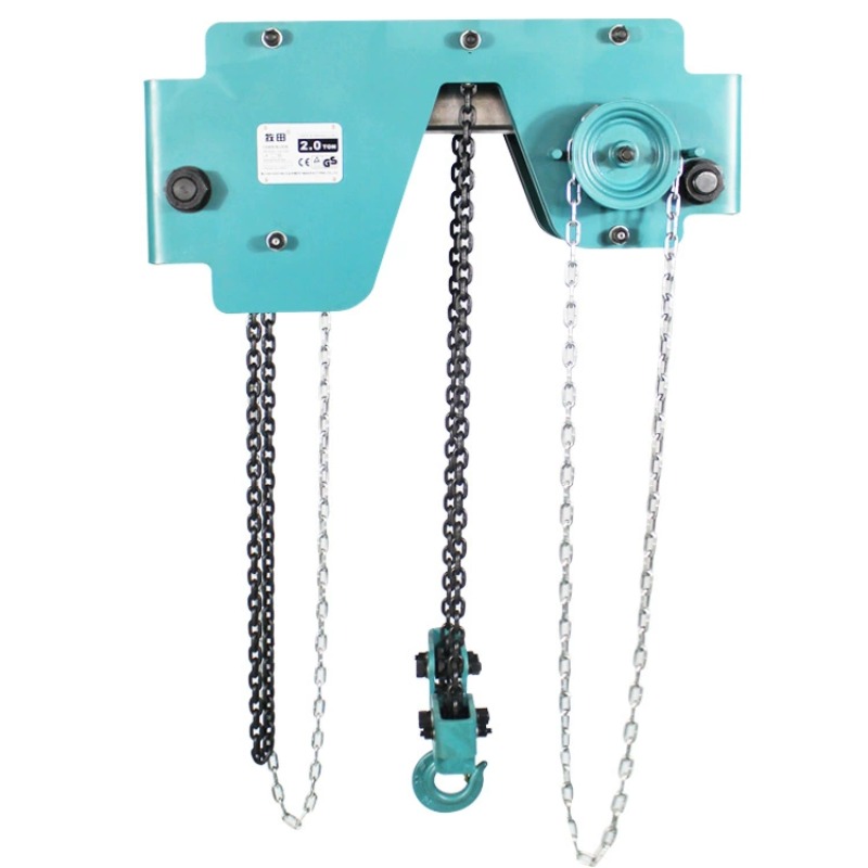 Heavy Equipment Crane - Handlier met dubbele ketting, lage hefhoogte,
