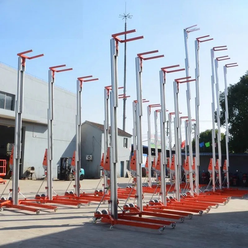 Scissor Lift Table Hydraulic - Handmatig hefplatform van aluminiumlegering Kleine materiaallift