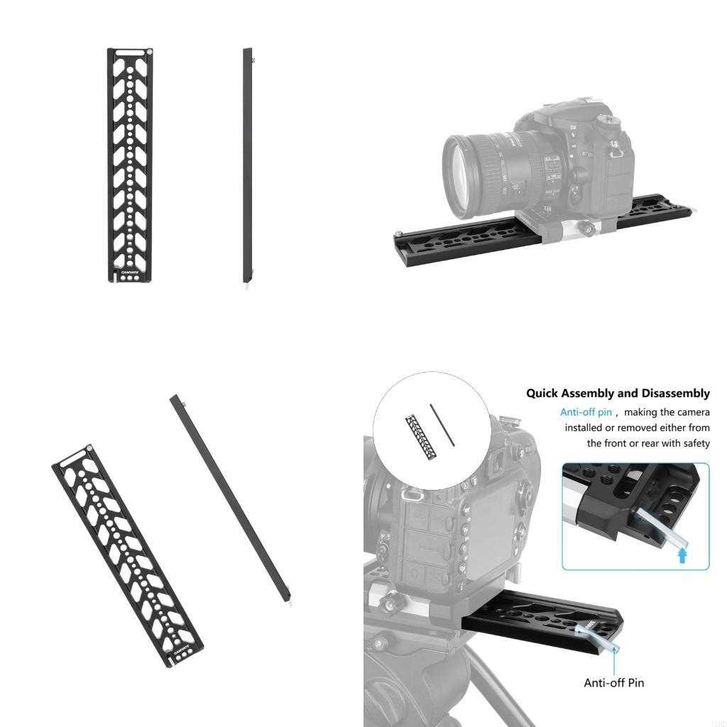 Heavy Equipment Video - J1HD verstelbare camerasteunplaat met versterkte structuur