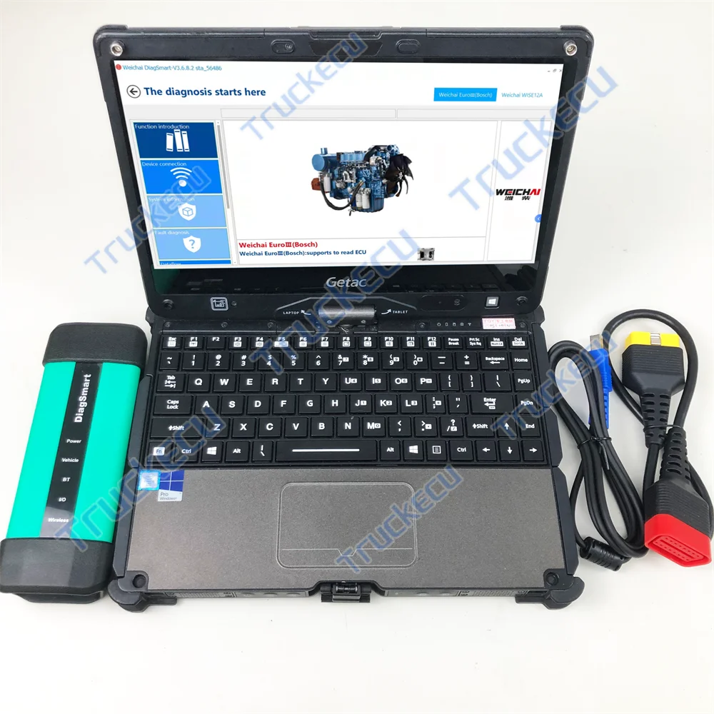 Heavy Equipment Inspection - Getac V110+ voor Weichai Heavy Duty