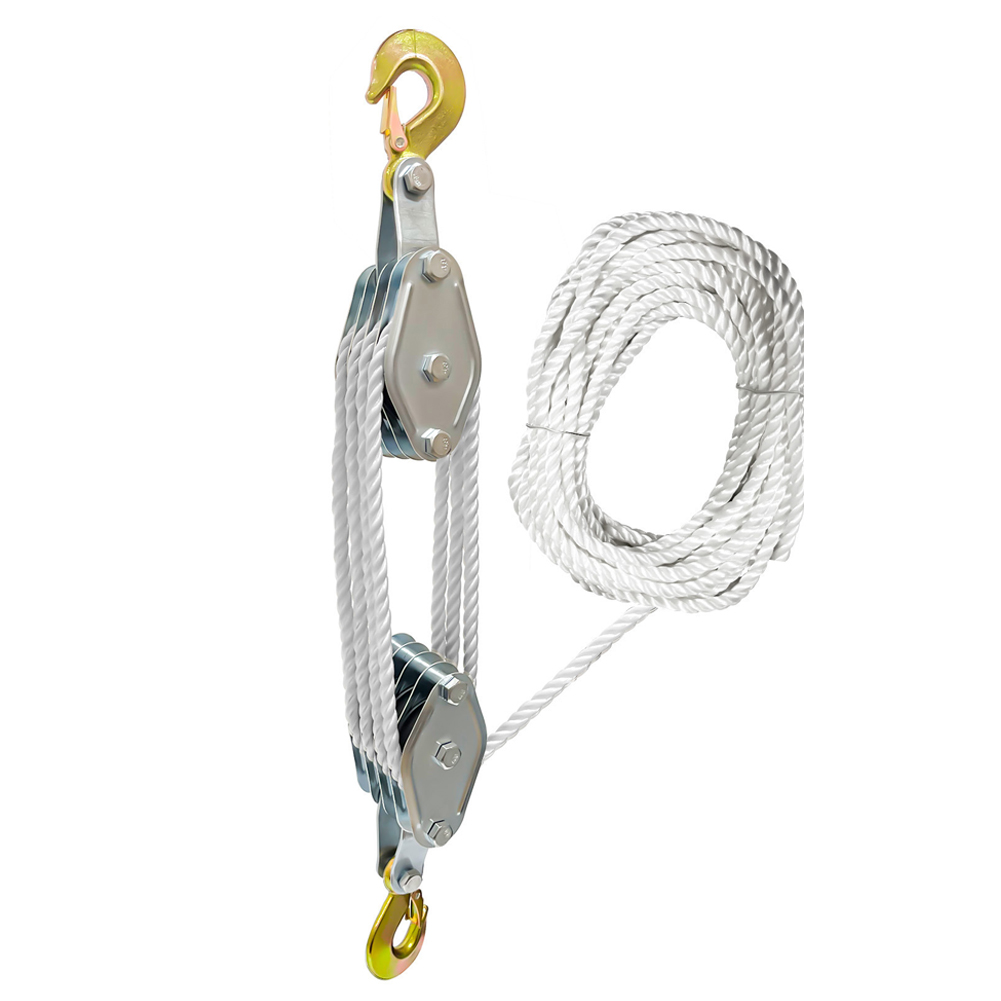 Heavy Equipment Crane - 270 ° Draaibare Touw Katrolblokkraan Zware
