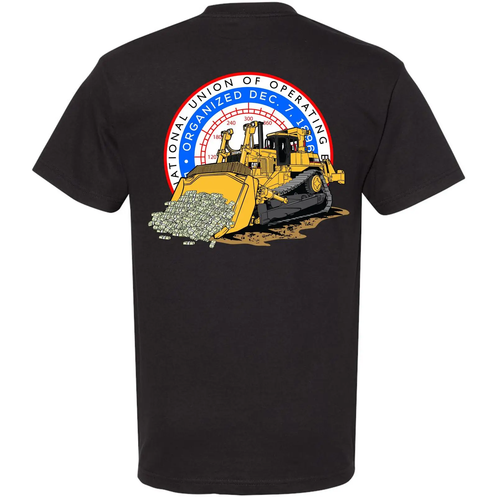 Heavy Equipment Operations - Internationale Unie van Bedrijfsingenieurs Bulldozer T-shirt