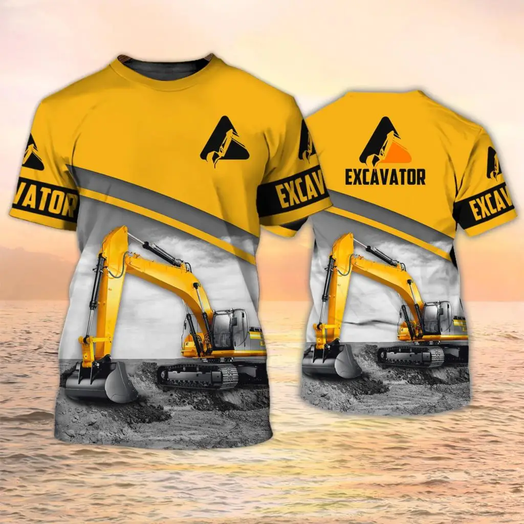 Heavy Equipment Operations - Graafmachine T-shirts Heavy Equipment Operator 3D