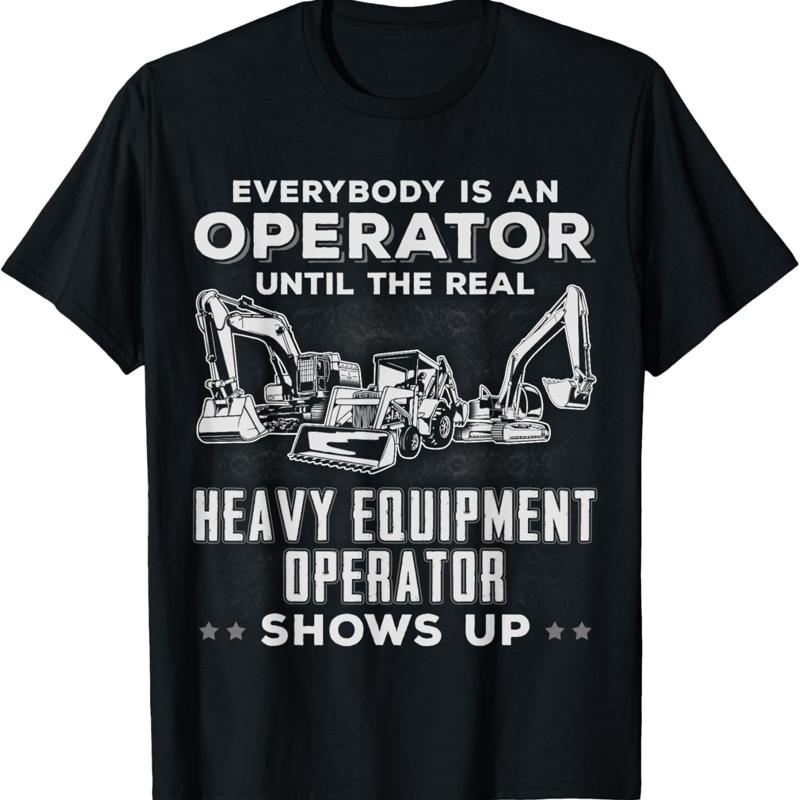Heavy Equipment Operator Shirts - Grappige T-shirt voor operator van zware