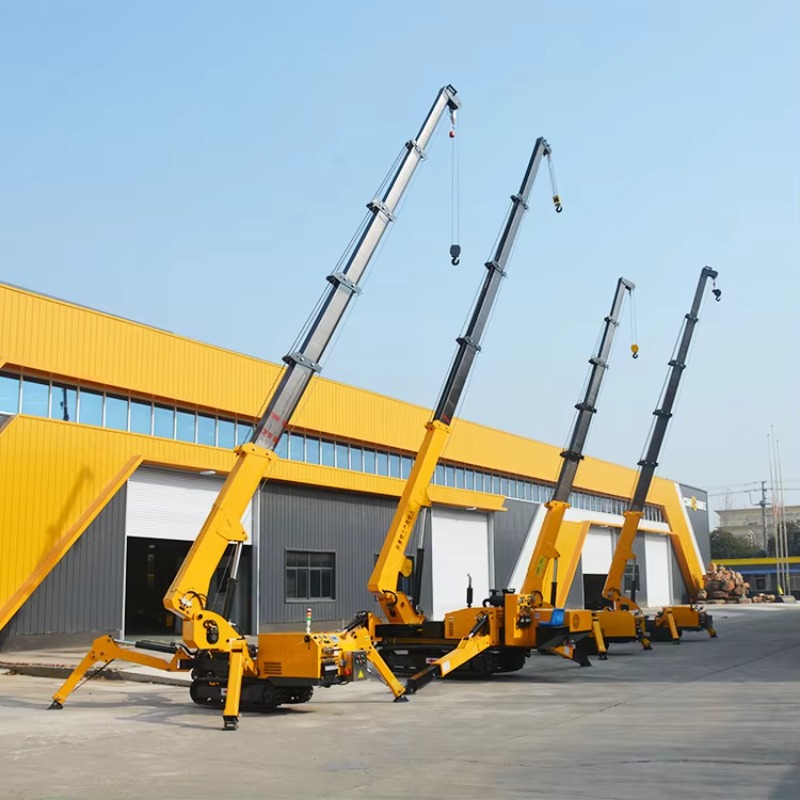 Heavy Equipment Crane - 8T Hydraulische Spinnenkraan Zware Mini-rupskraan met