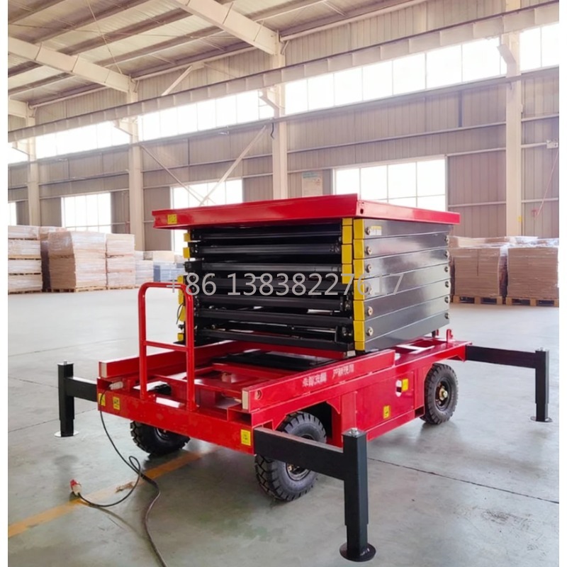 Scissor Lift Table Hydraulic - Hydraulische mobiele schaarheftafel, 500-1000 kg laadvermogen,