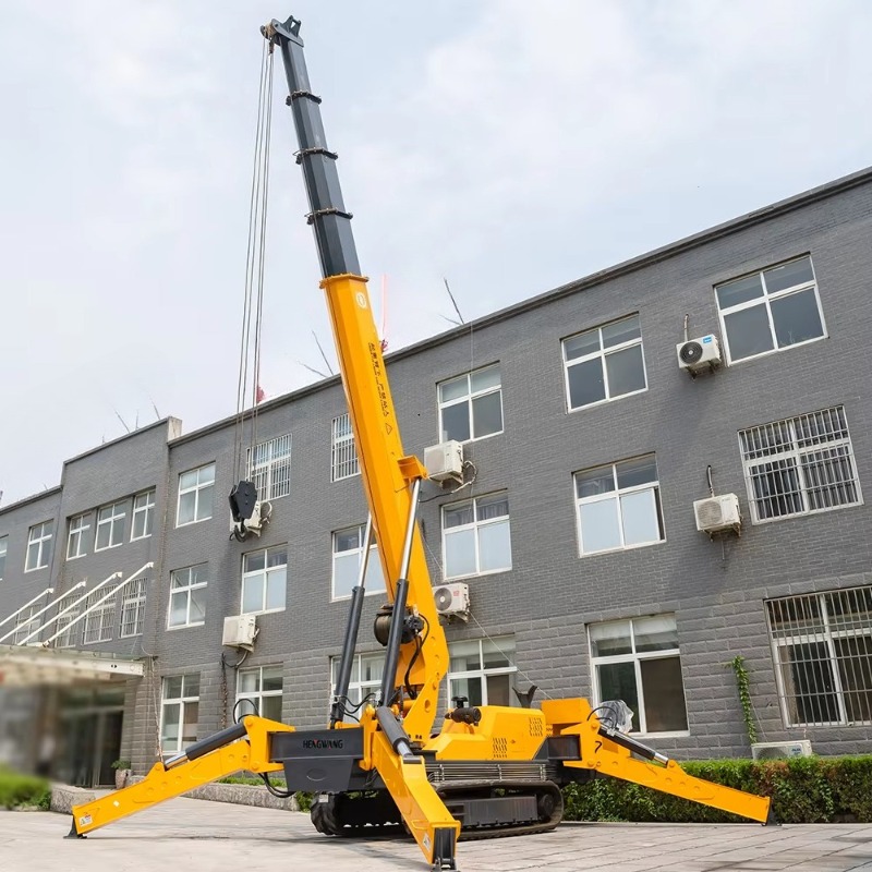 Mini-spinnenkraan compacte ele - Heavy Equipment Crane recensie en prijs