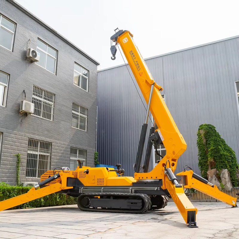 Mini-spinnenkraan compacte ele - Heavy Equipment Crane recensie en prijs