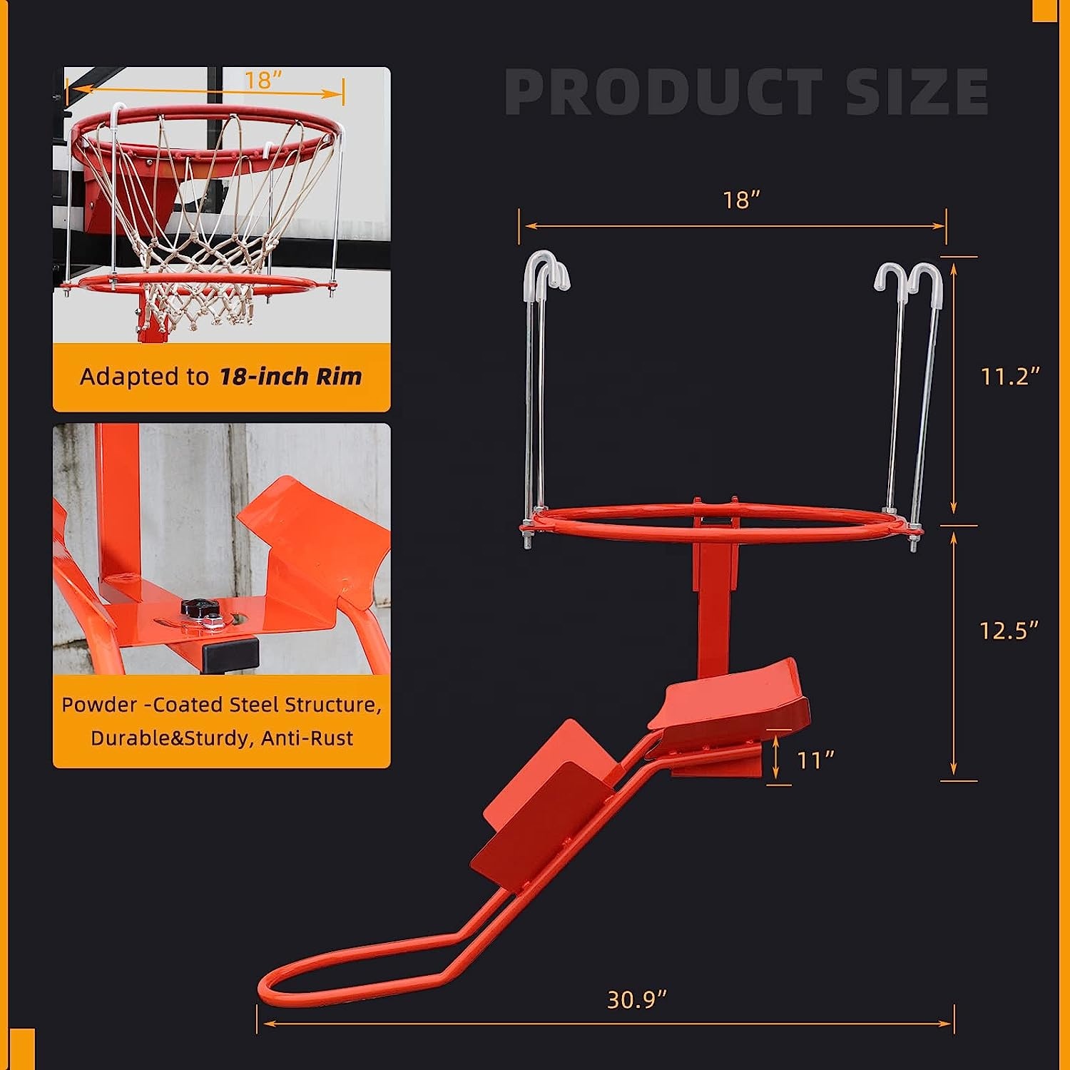 Robuuste stalen basketbalretou - Heavy Equipment Training recensie en prijs