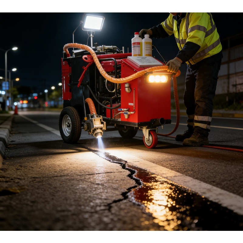 Hoogwaardige wegkraakafdichtin - Road Crack Sealing Machine recensie en prijs