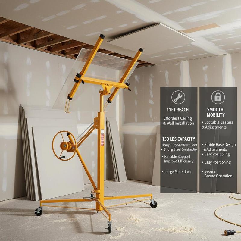 Paneelkrik 11ft Voor plafondmo - Heavy Equipment Yellow recensie en prijs