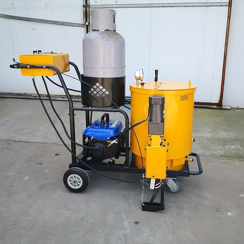 Parkeerplaats asfalt scheurvul - Road Crack Sealing Machine recensie en prijs