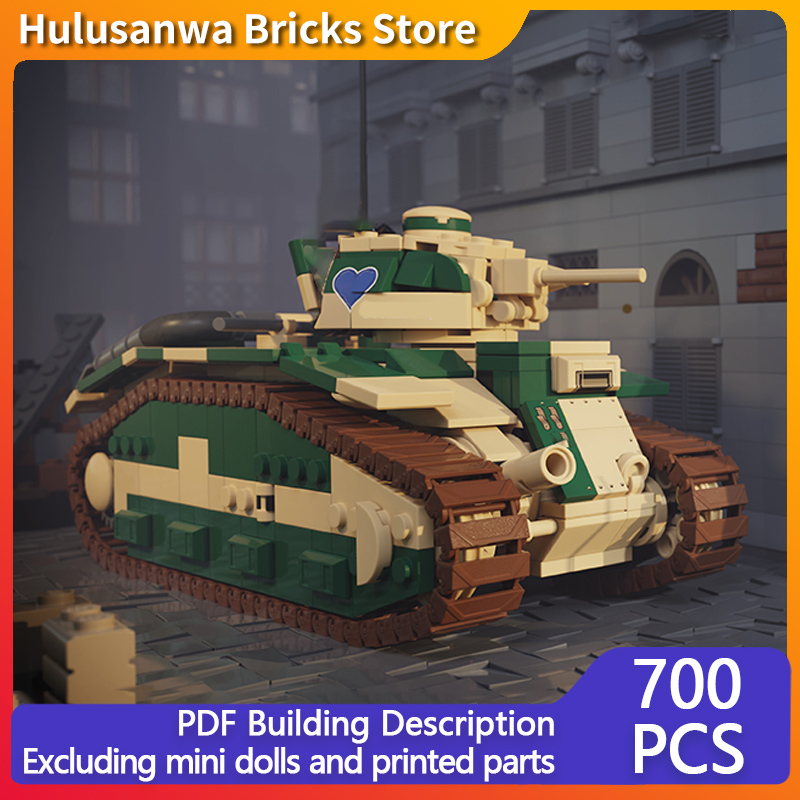 B1 Frans zwaar tankmodel MOC b - Heavy Equipment Game recensie en prijs