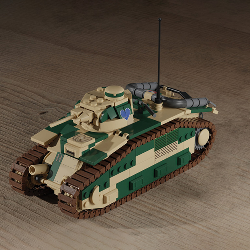 B1 Frans zwaar tankmodel MOC b - Heavy Equipment Game recensie en prijs