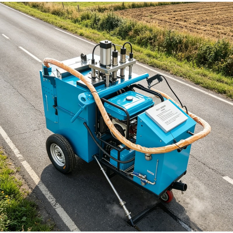 Geavanceerde handbediende hete - Road Crack Sealing Machine recensie en prijs