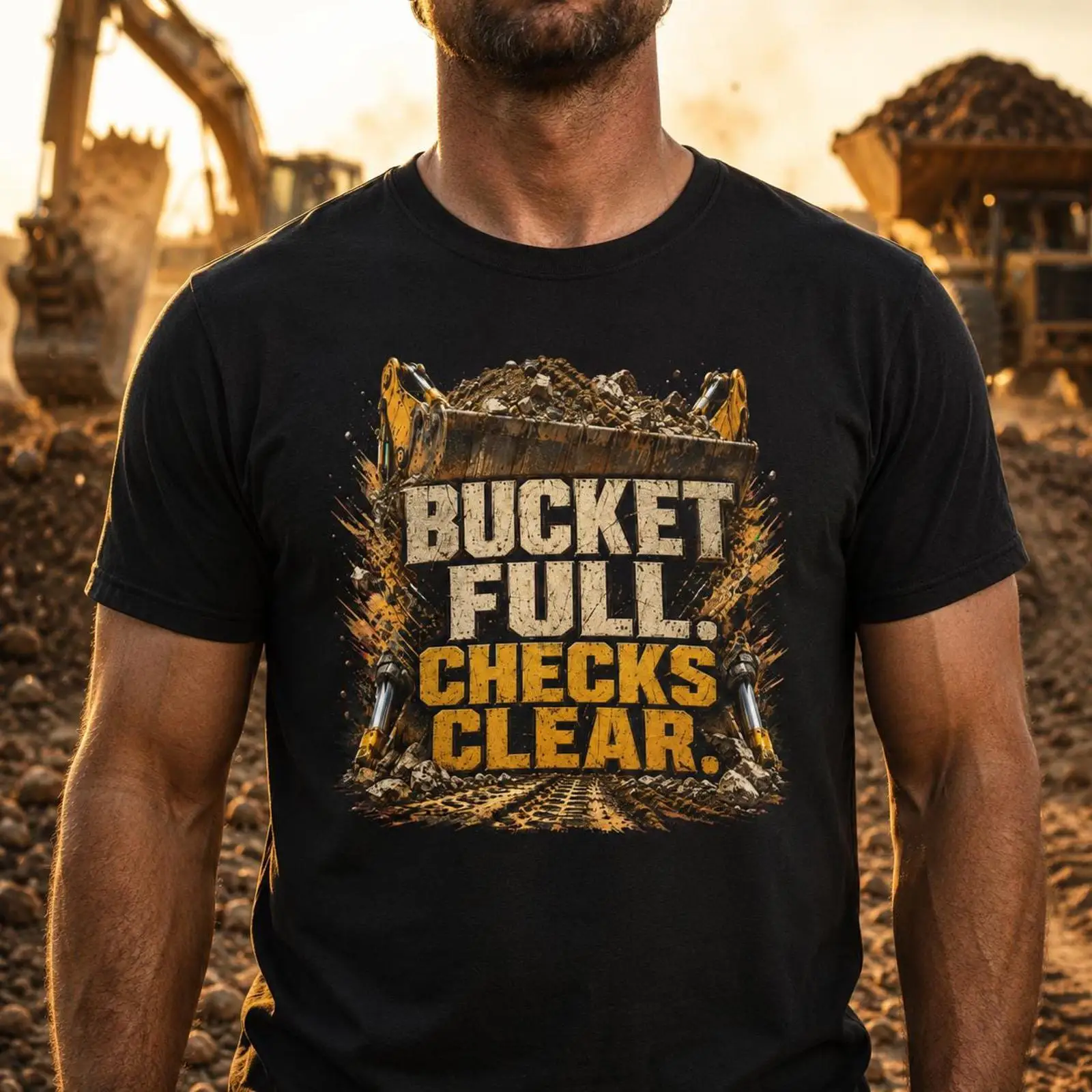 Bucket Full Checks Clear Excav - Heavy Equipment With Bucket recensie en prijs