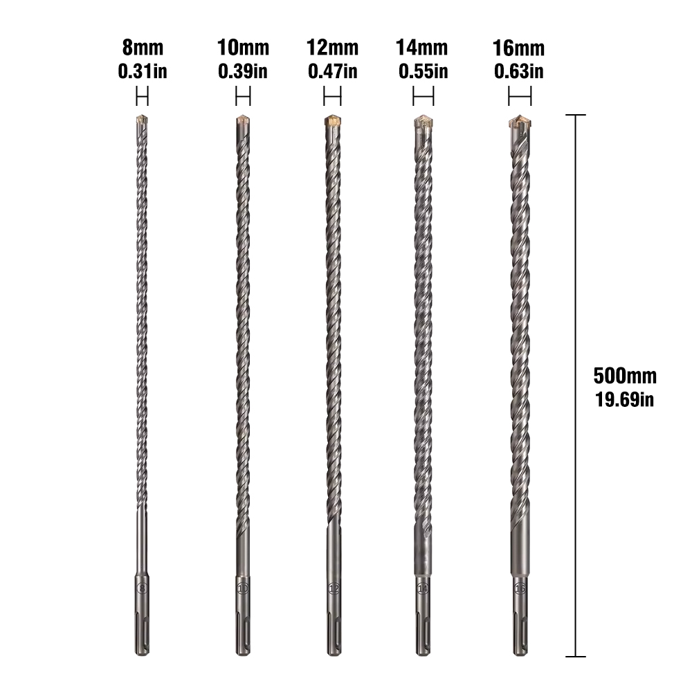 500mm Verlengde SDS Plus Kruis - Concrete Breaker Demolition recensie en prijs
