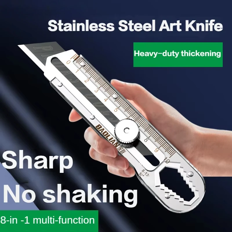 Utility Knife Box Cutter 8-in- - Heavy Equipment Blade recensie en prijs