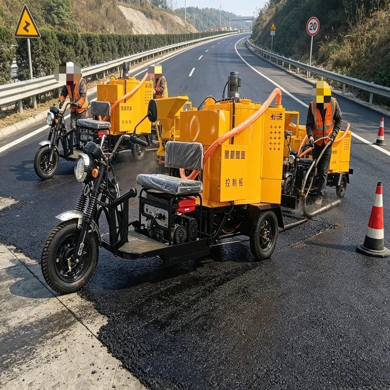 Hete asfaltreparatiemachine, a - Road Crack Sealing Machine recensie en prijs
