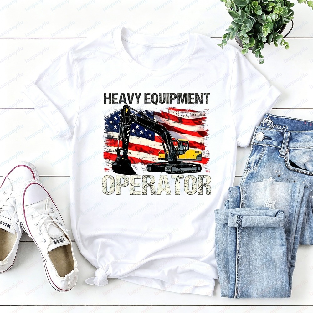 Zomer mode heren T-shirt met k - Heavy Equipment Operations recensie en prijs