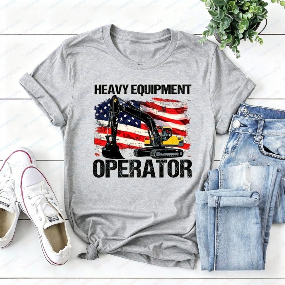 Zomer mode heren T-shirt met k - Heavy Equipment Operations recensie en prijs