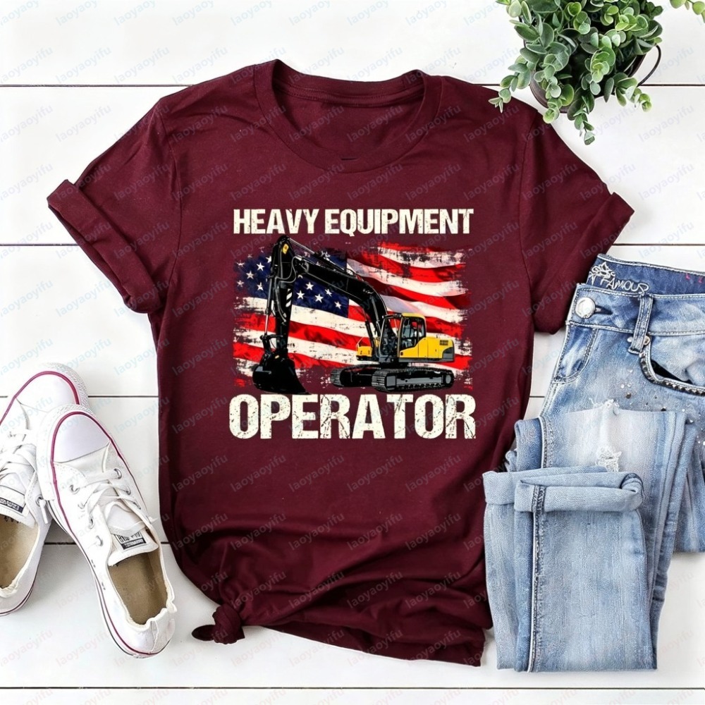Zomer mode heren T-shirt met k - Heavy Equipment Operations recensie en prijs