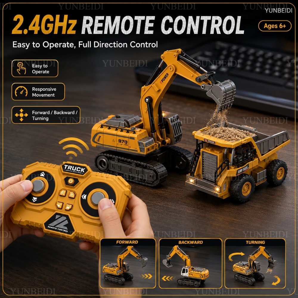 Afstandsbediening Mini Legerin - Heavy Equipment Crane recensie en prijs