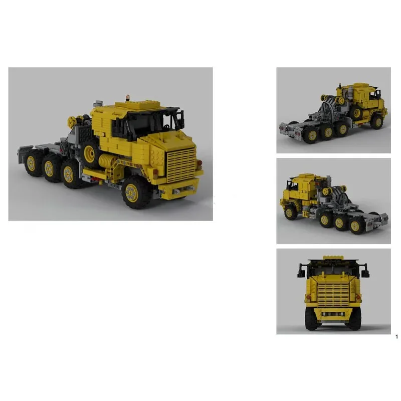 MOC-34802 Gele Truck M1070 Zwa - Heavy Equipment Yellow recensie en prijs